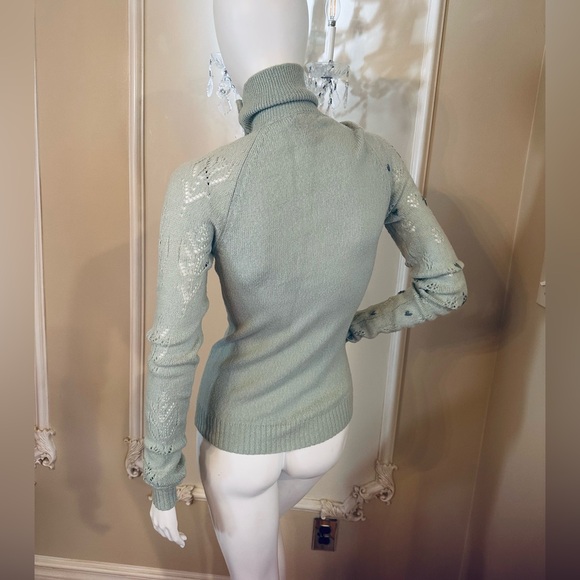 Rebecca Taylor Long Sleeve Turtleneck Sweater Womens Size M - Picture 5 of 13